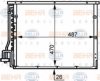 BEHR HELLA SERVICE 8FC 351 036-341 Condenser, air conditioning